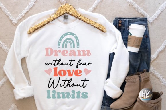 Dream Without Fear Love with, Retro SVG Review