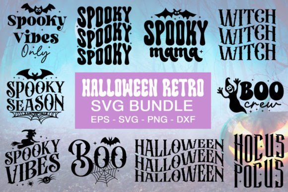 Halloween Retro SVG Cutfile Bundle Review