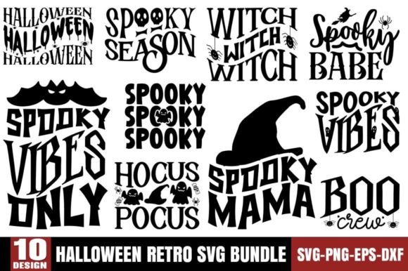 Halloween Retro Svg Design Bundle Review