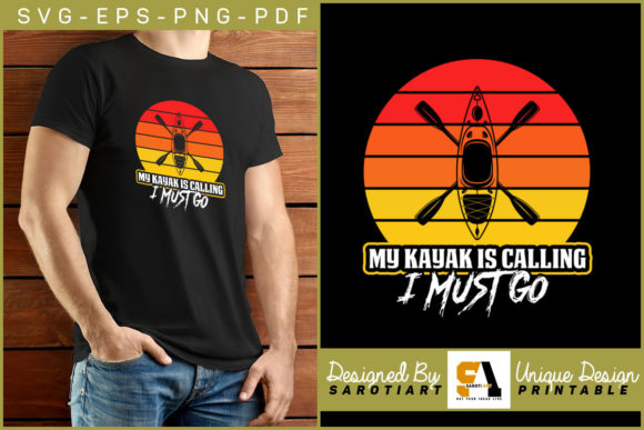 My Kayak is Calling I Must Go Retro SVG Review