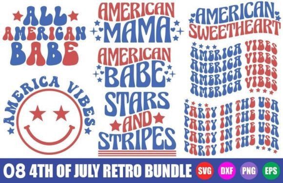 Retro 4th of July SVG Bundle Retro SVG Review