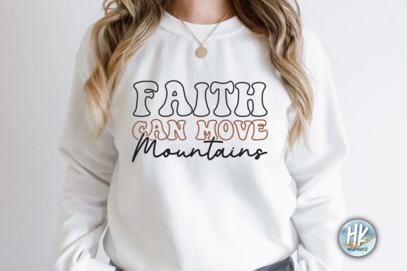 Reviewing Faith Can Move Mountains Retro SVG