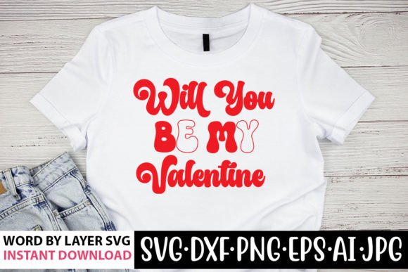 Will You Be My Valentine Retro SVG Review