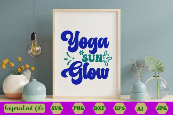 Yoga Sun Glow Retro SVG: A Designer's Real-World Review